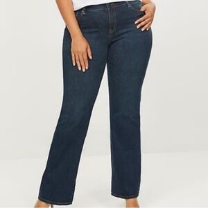 Lane Bryant Distinctly Boot Jeans 14 Petite Pants Dark Denim NWOT 14P Woman's A6